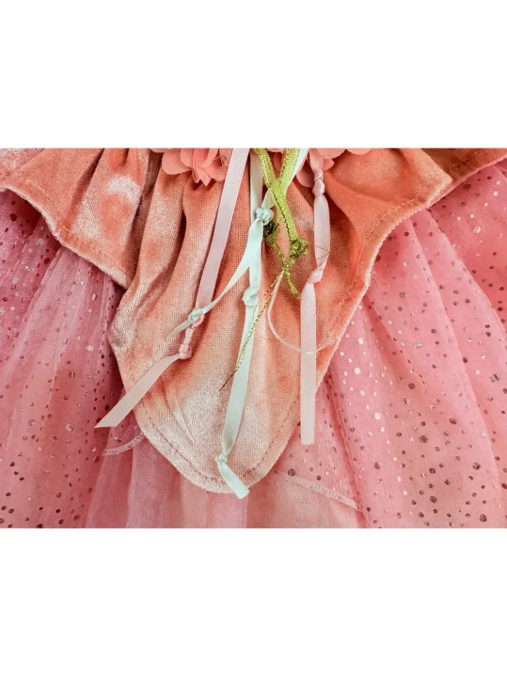 Little Adventures Girls M 3 5 Rose Garden Fairy Dress Dress Up Costume